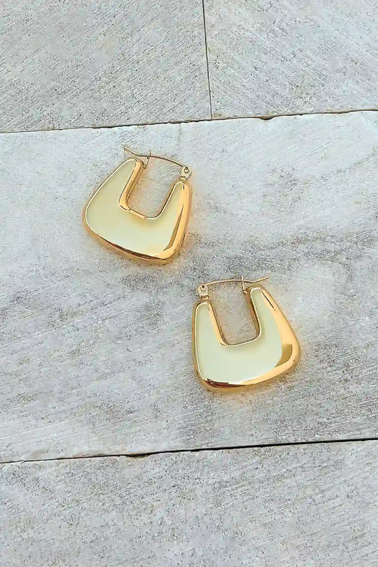 Hoops earrings in gold 