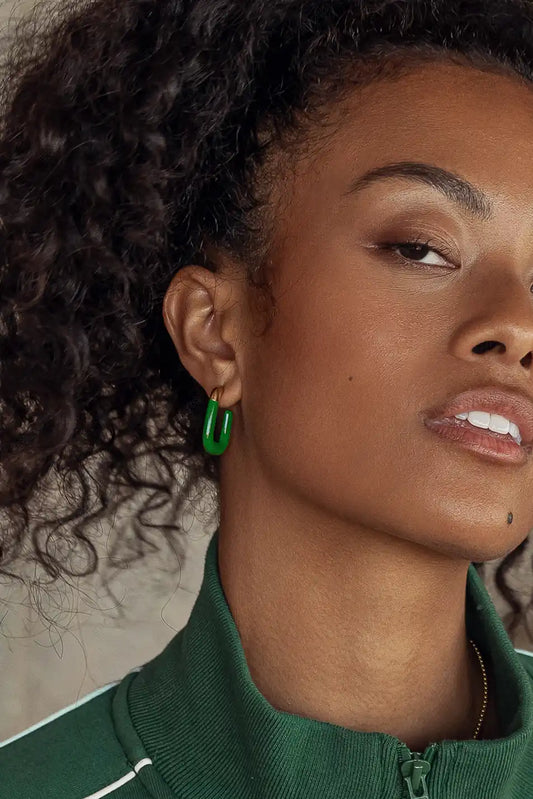 Norah Earrings in Green