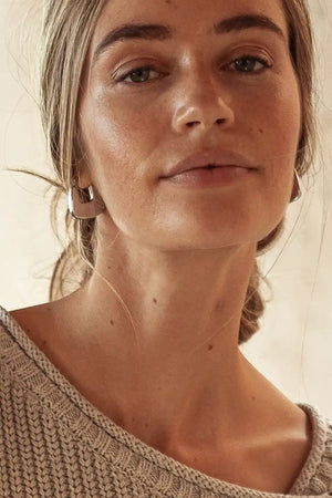 Hanna Earrings in Silver