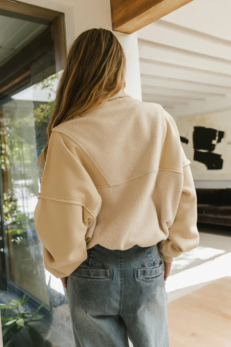 long sleeve oversized fit pullover 
