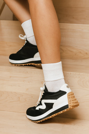 black and white sneaker