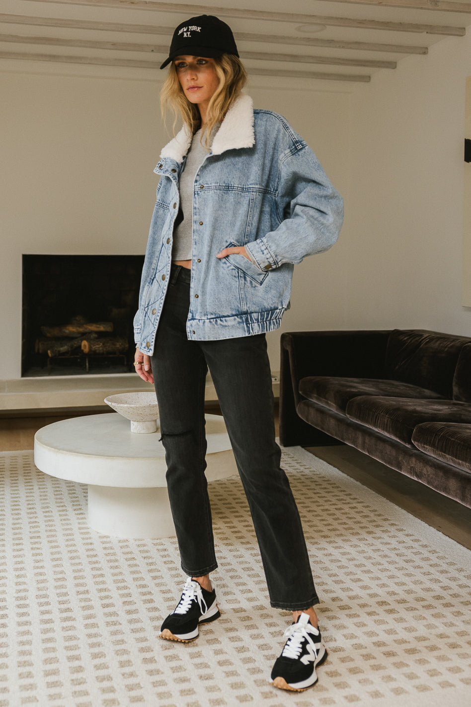 Outfit Sherpa Jacket Cheap Denim Sherpa Jacket Outfit Outfits To