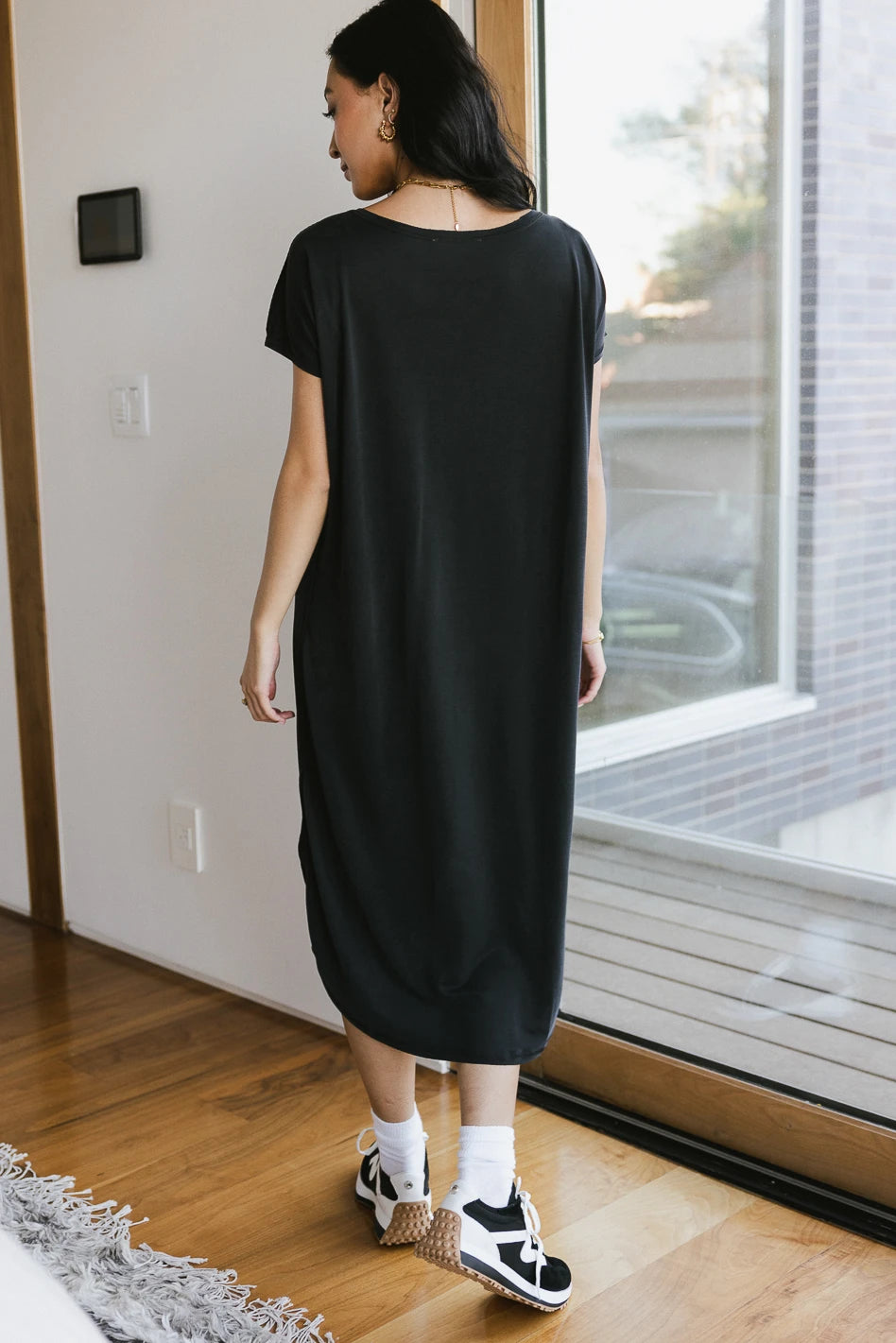 Claire T Shirt Dress in Black FINAL SALE bohme