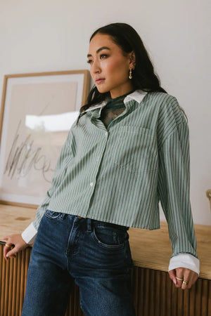Cassidy Striped Button Up