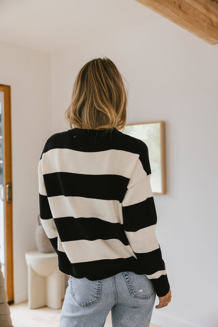 chunky striped sweater