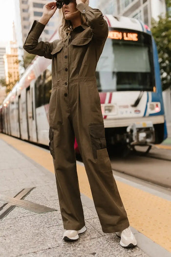 cargo oversized coveralls