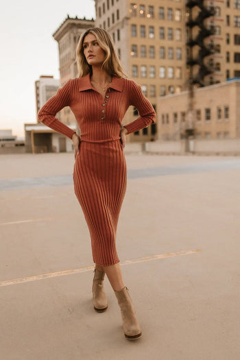 clay midi dress