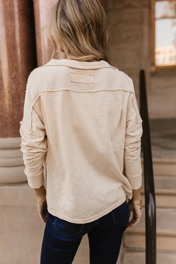 long sleeve oversized top 