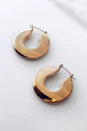 Bella Chunky Hoop Earrings - FINAL SALE