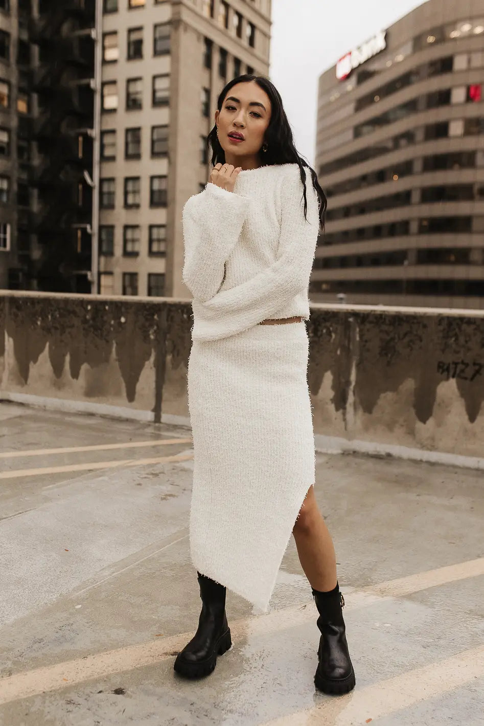 Fuzzy Skirt and Tights