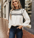 Kelly Embroidered Blouse - FINAL SALE