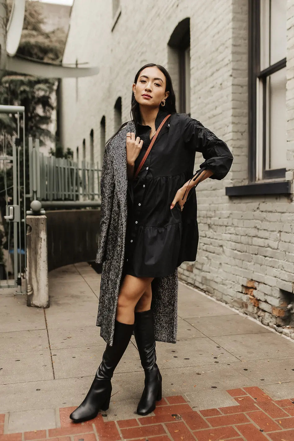 Button up knee high boots hot sale