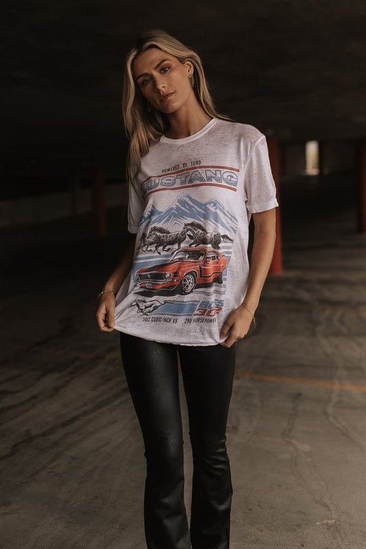 ford mustang short sleeve tee