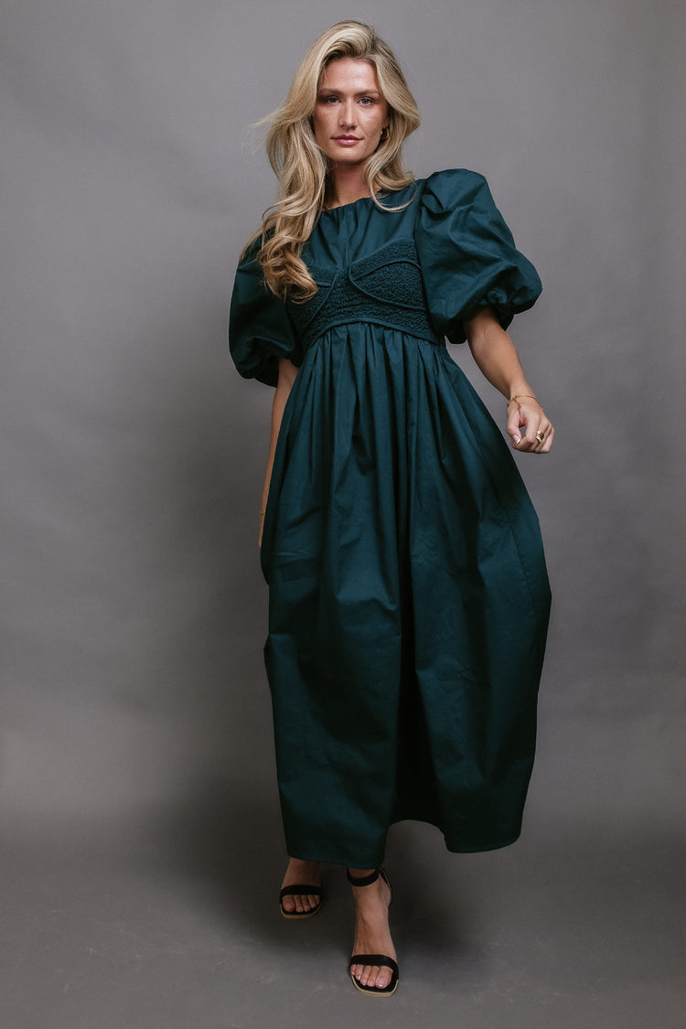 Claire Maxi Dress in Teal - FINAL SALE