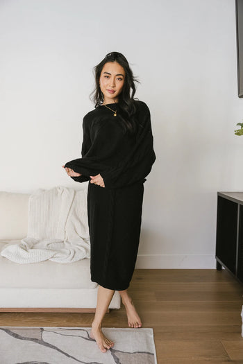 Stretchy skirt in black 