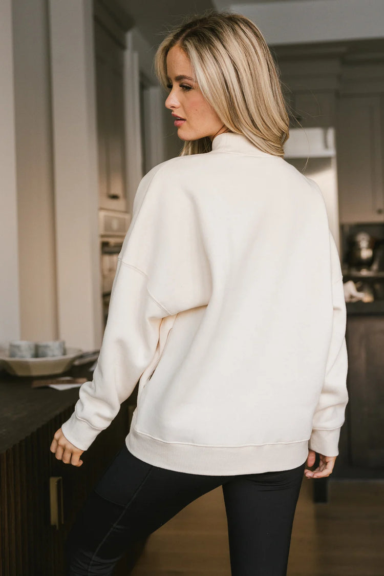 Kienna Sweatshirt in Cream - FINAL SALE