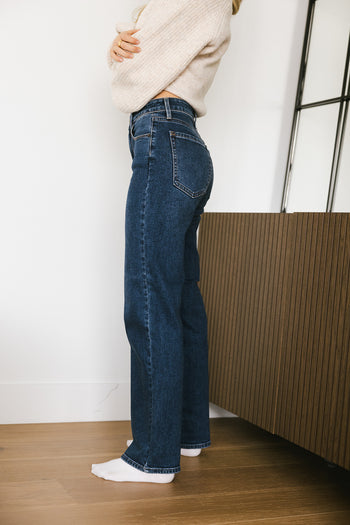 straight leg denim