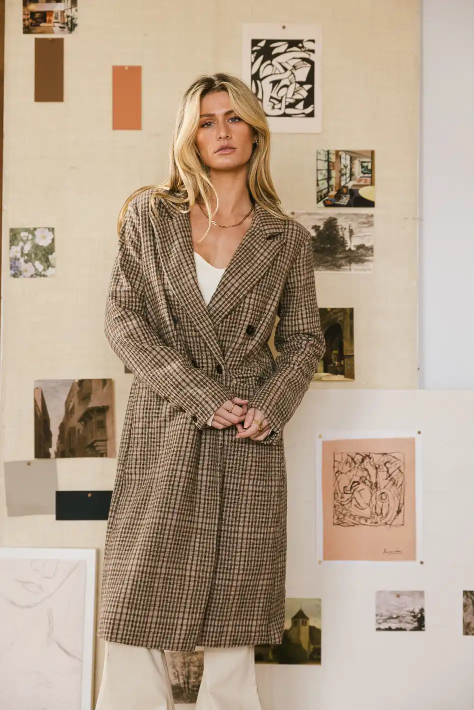 Mckenna Plaid Coat - FINAL SALE Mckenna Plaid Coat - FINAL SALE