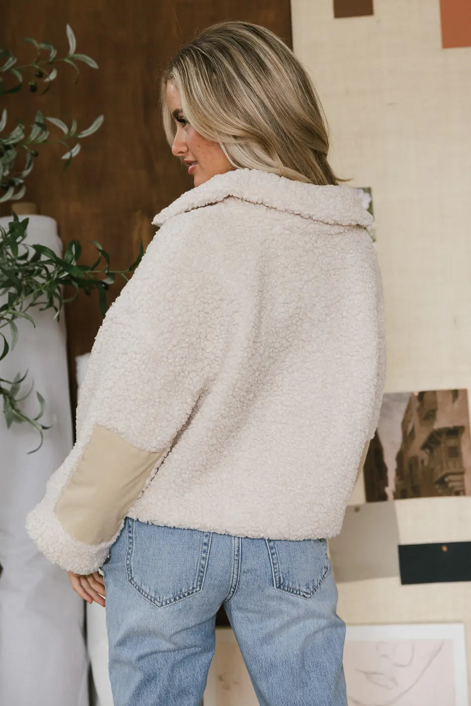 Long sherpa pullover hotsell