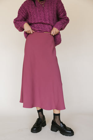 Kamila Skirt in Mauve - FINAL SALE