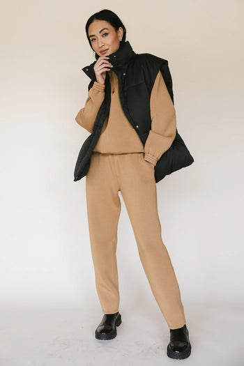 camel loungewear pants