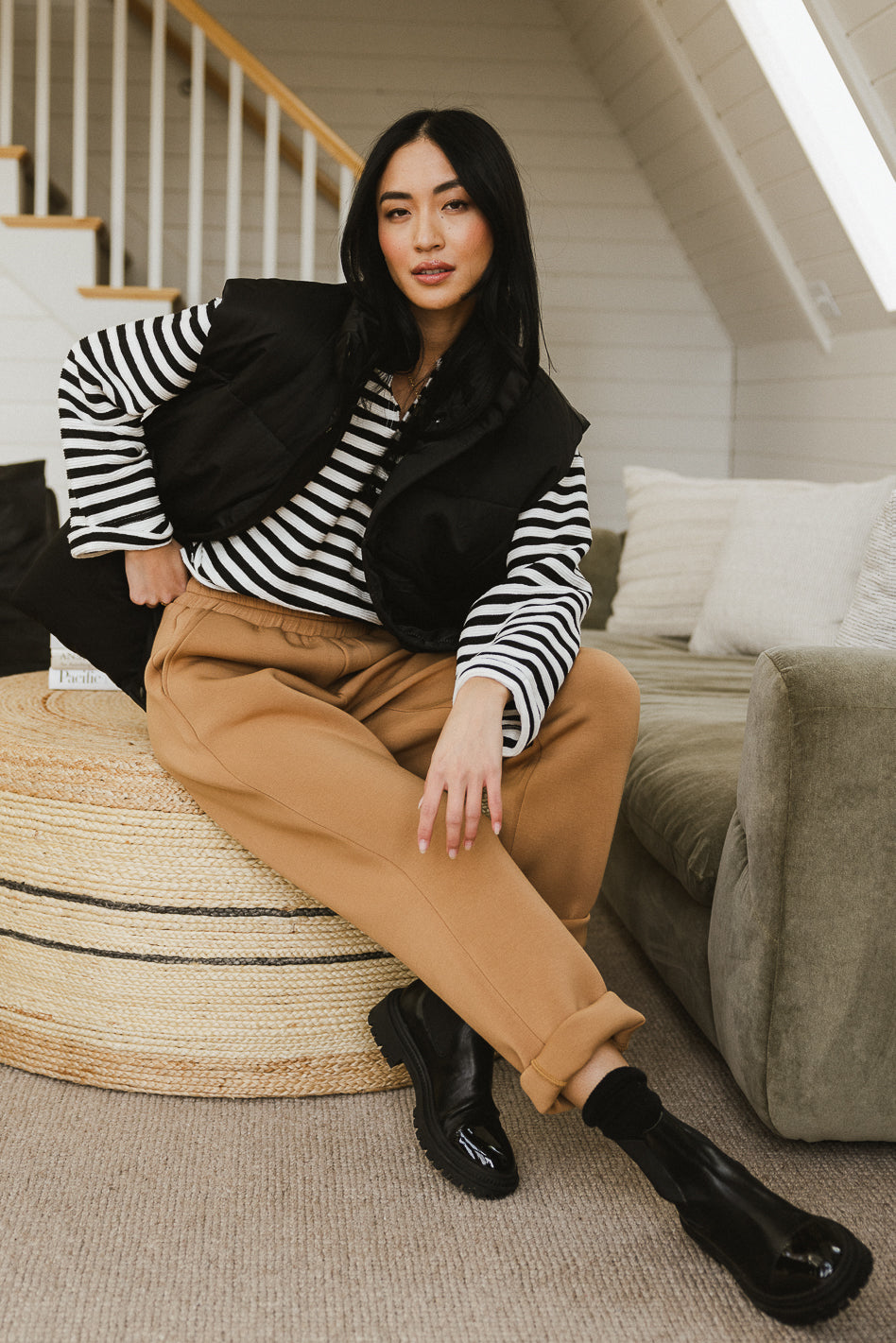 Parker Sweatpants in Camel - FINAL SALE