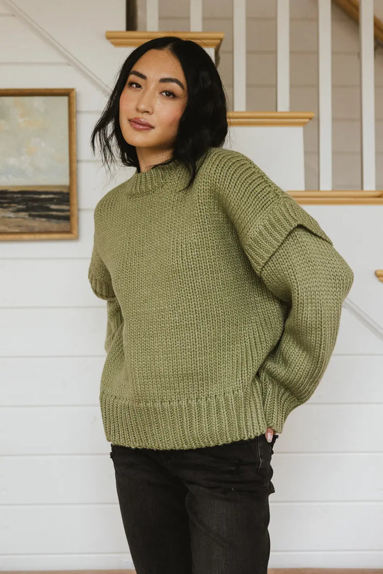 Sweater in sage 