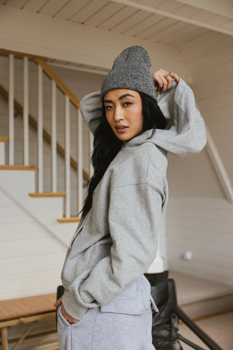 Grey hoodie 