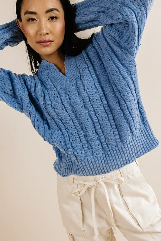 Knit sweater n blue 