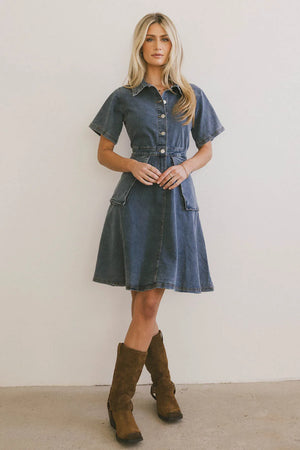 Jessie Denim Mini Dress