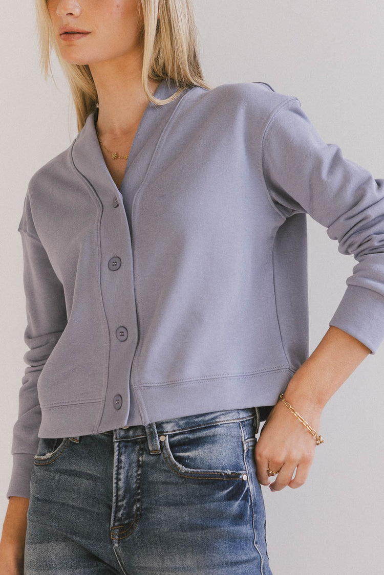 v neck cardigan with buttons