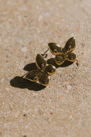 April Butterfly Earrings