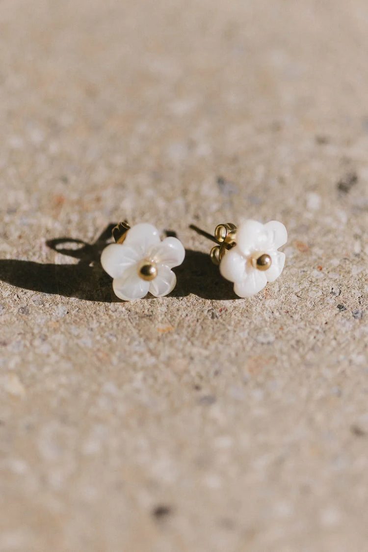 Floral earrings 