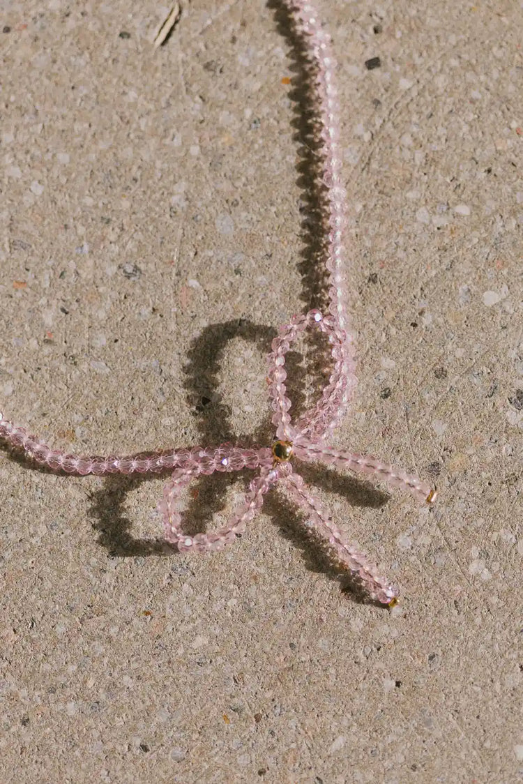 Pink necklace 