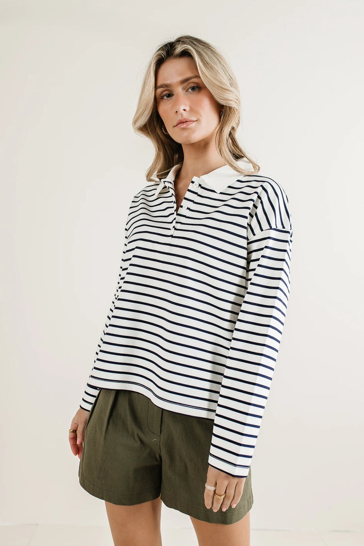 Long sleeves striped top 