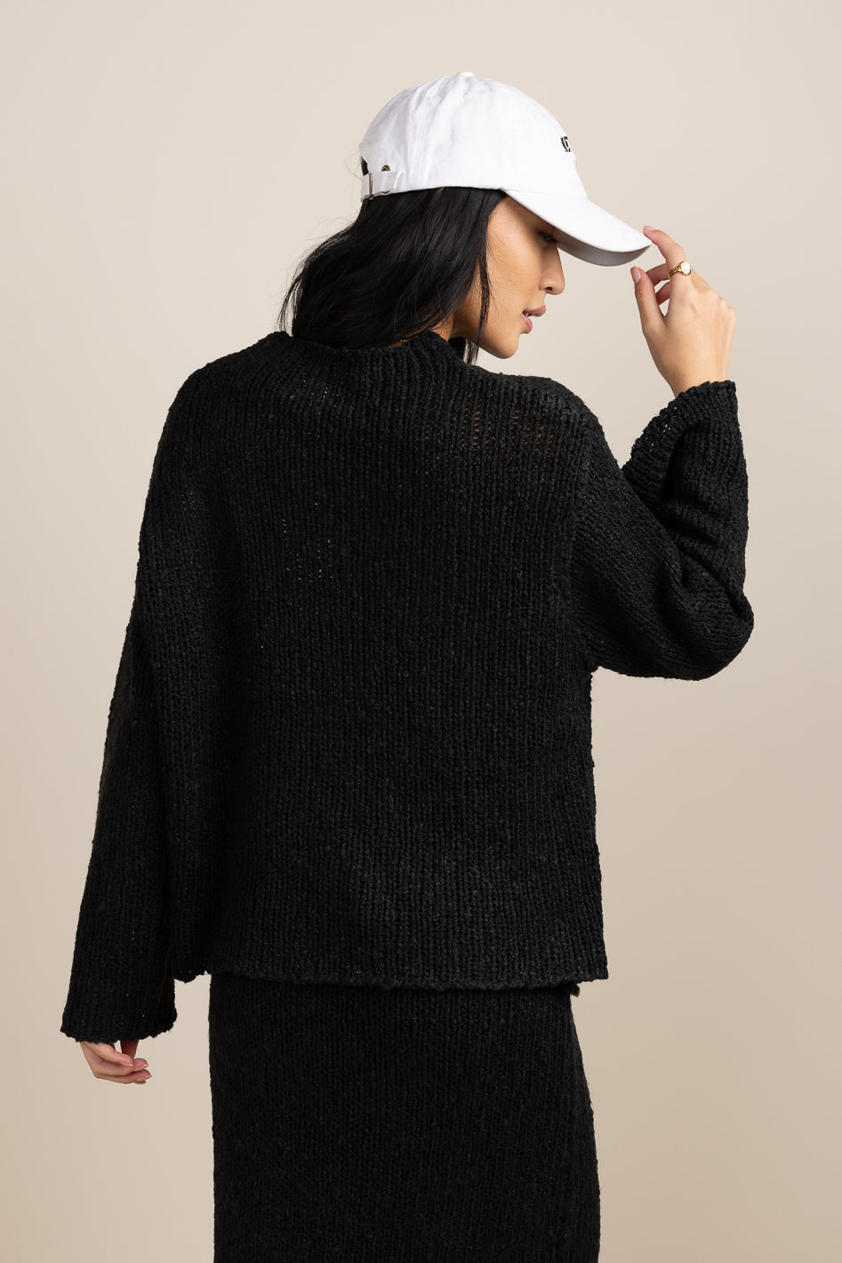 Charlotte Knit Sweater in Black | böhme
