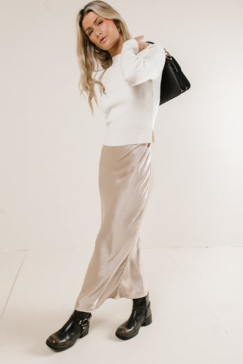 Vanessa Twofer Dress in Champagne - FINAL SALE