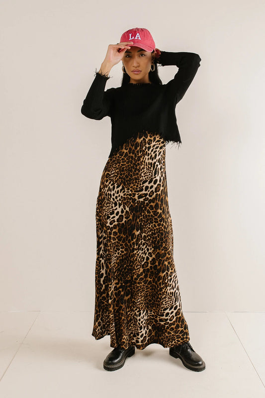 Leopard printed dress 