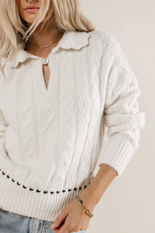 Ivy Cable Knit Sweater