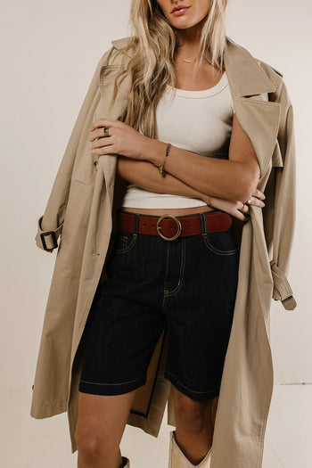 Bermuda in dark denim 