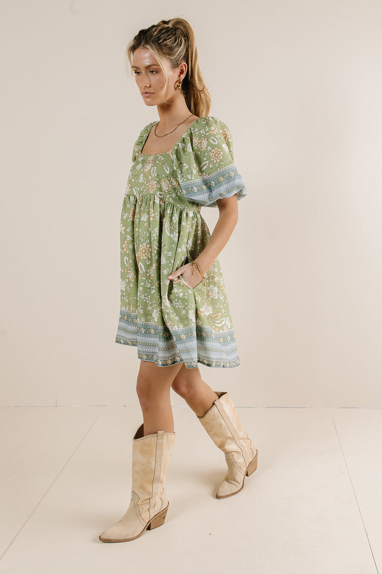 baby doll dress with cowgirl boots