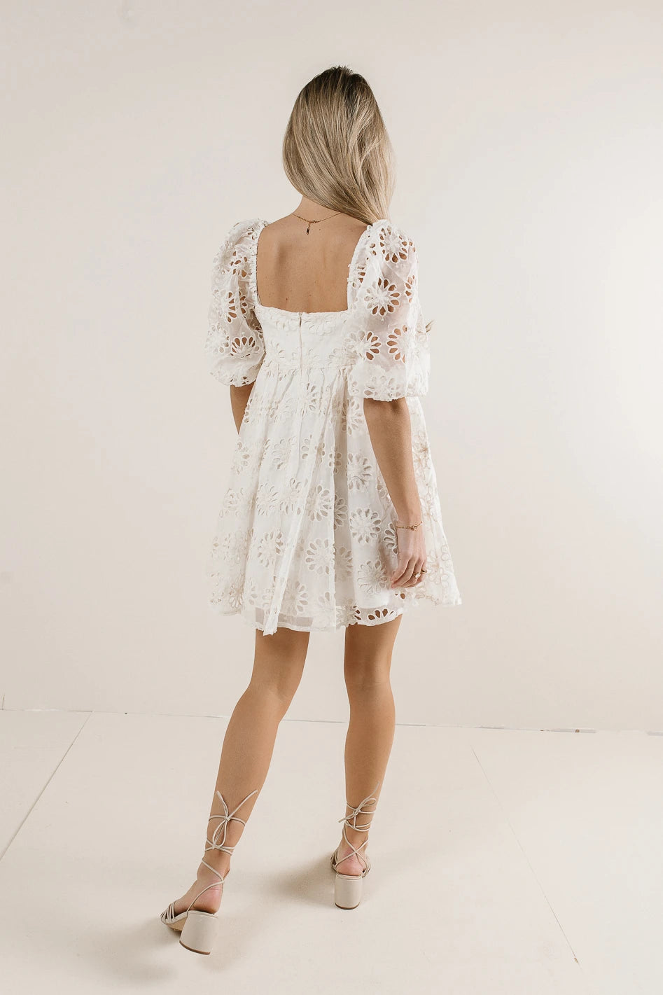 Cream babydoll dress online