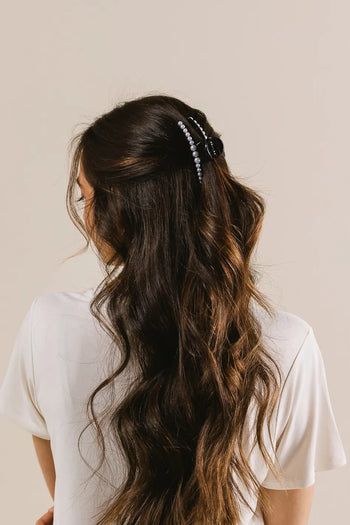 Pearl design hair clip 