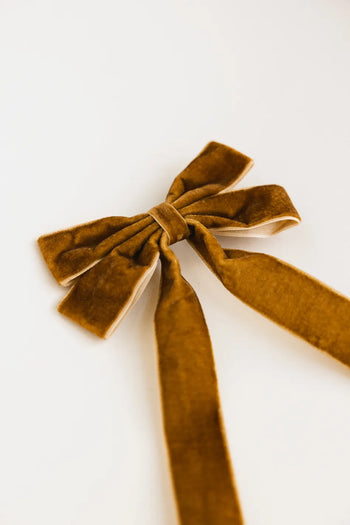 Velvet bow 