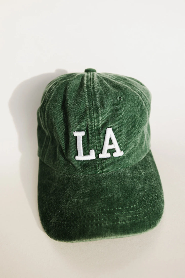 LA Cap in green 