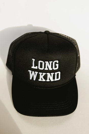 Black weekend hat