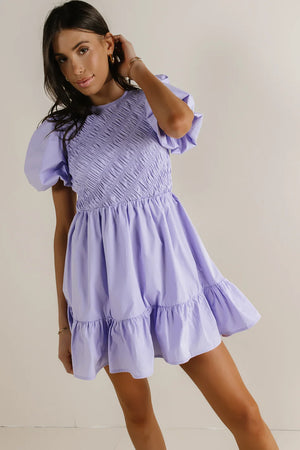 Akaiyah Smocked Mini Dress - FINAL SALE