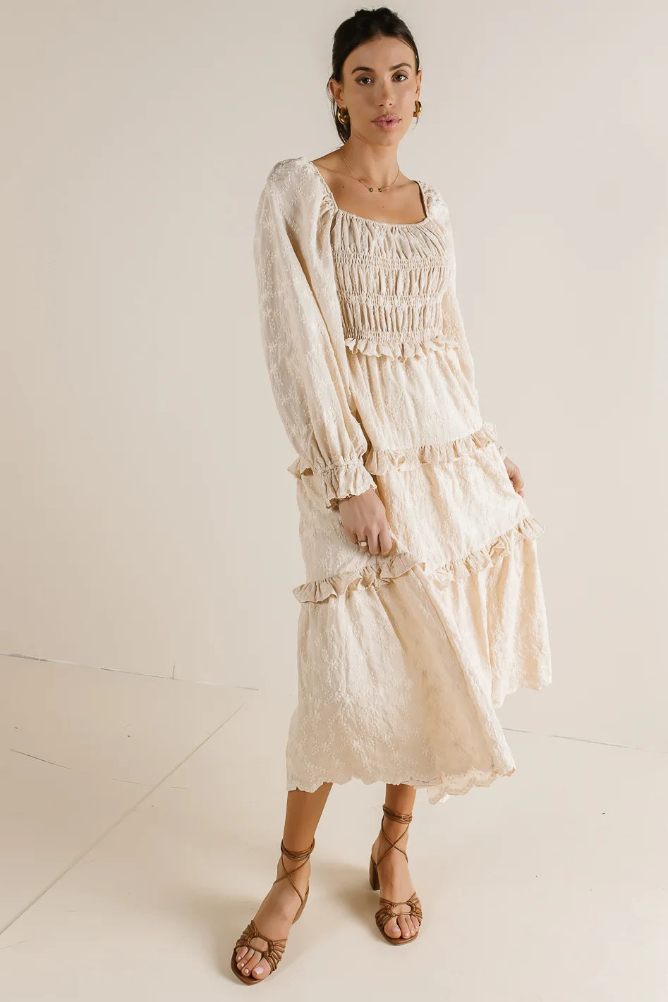 Forever And Always Embroidered Dress FINAL SALE bohme