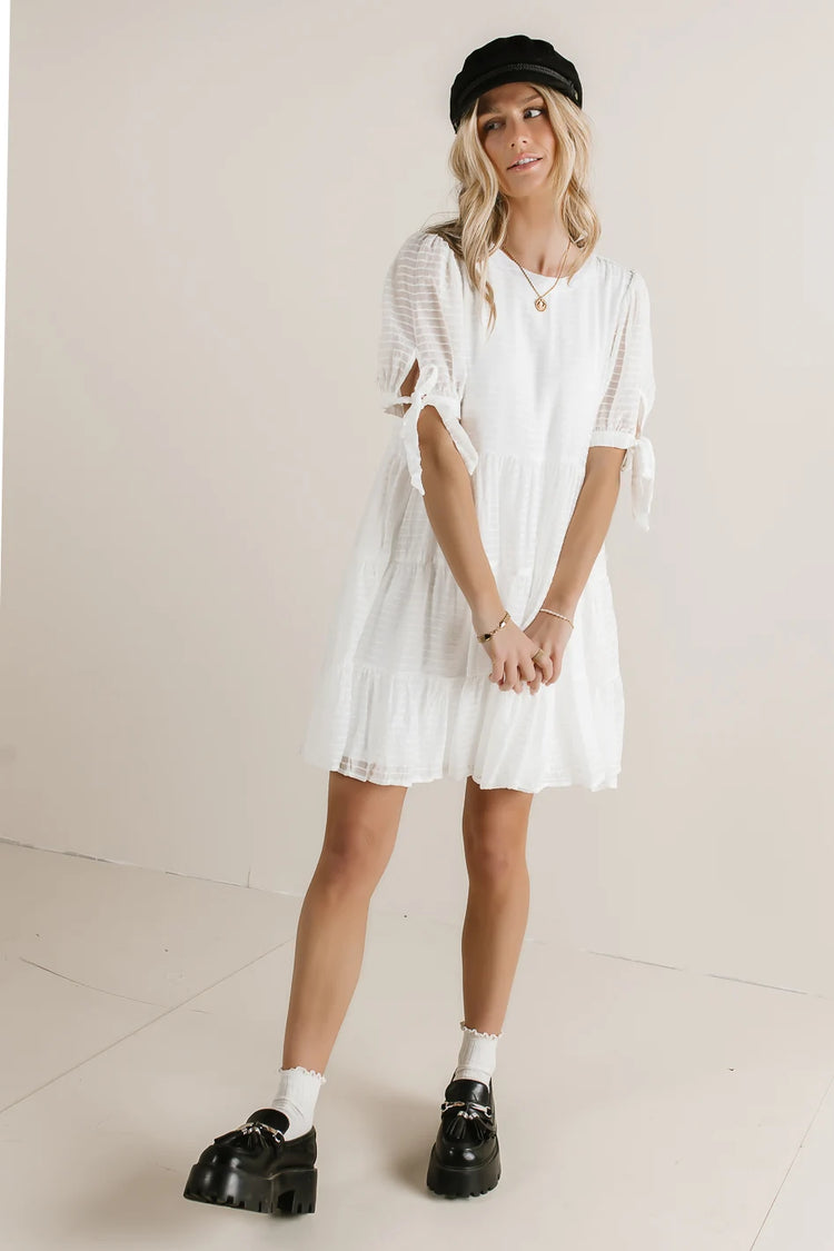 Dress in white 
