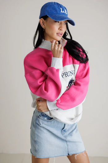 Front neck zipper up sweater 